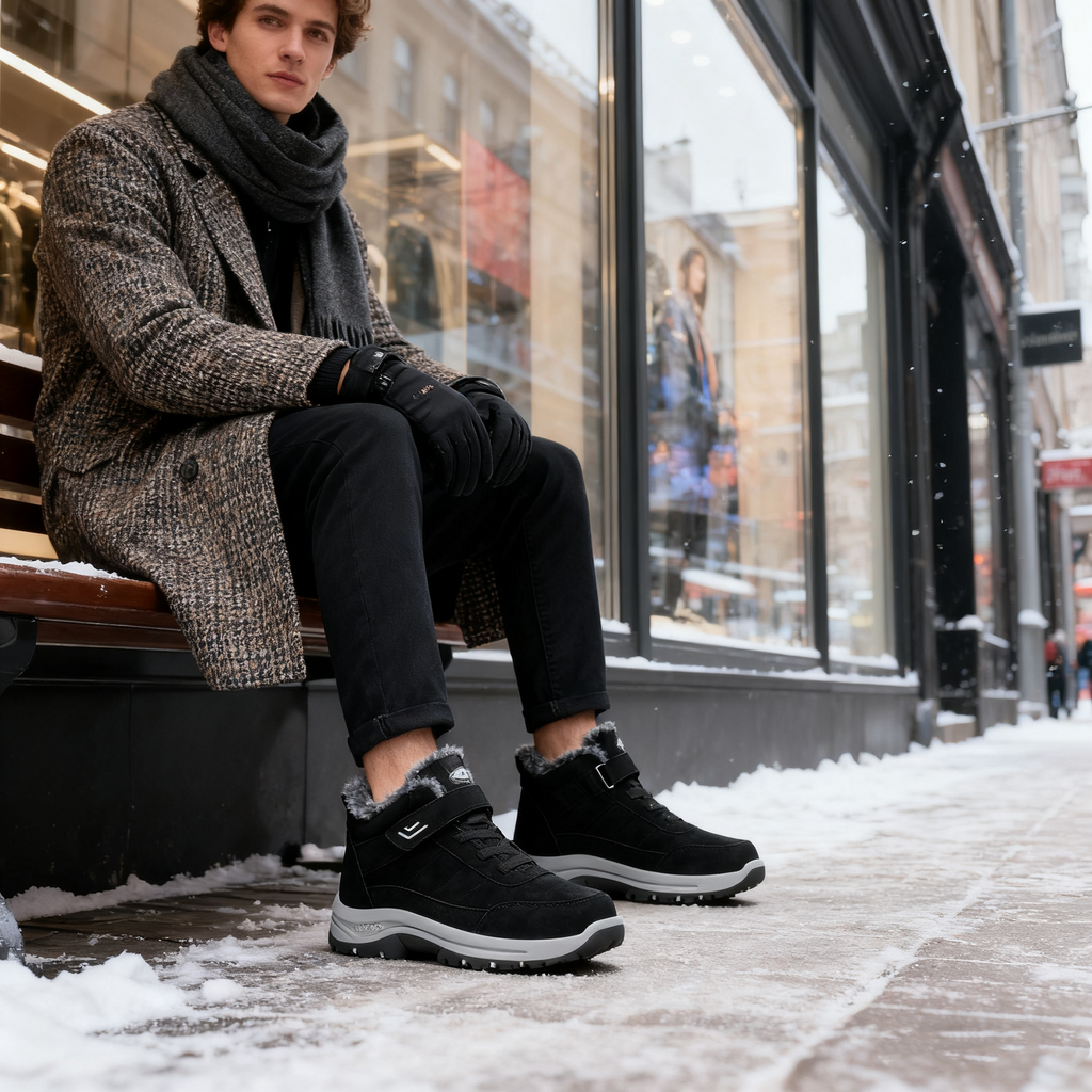 🔥50 % popust! Zimski ortopedski čevlji Vernoan® s podporo za stopalni lok in volneno podlogo. 🦶Poskrbite za udobje in toploto vaših stopal! (Unisex)