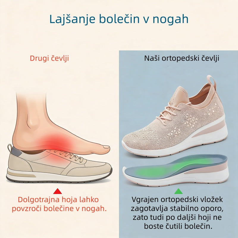 🔥 Danes za polovično ceno! Ne zamudite! ⏰ Ergonomsko oblikovani ortopedski čevlji - zagotavljajo naravno oporo stopalnega loka 👞 Z lahkoto lajšajo bolečine v stopalih