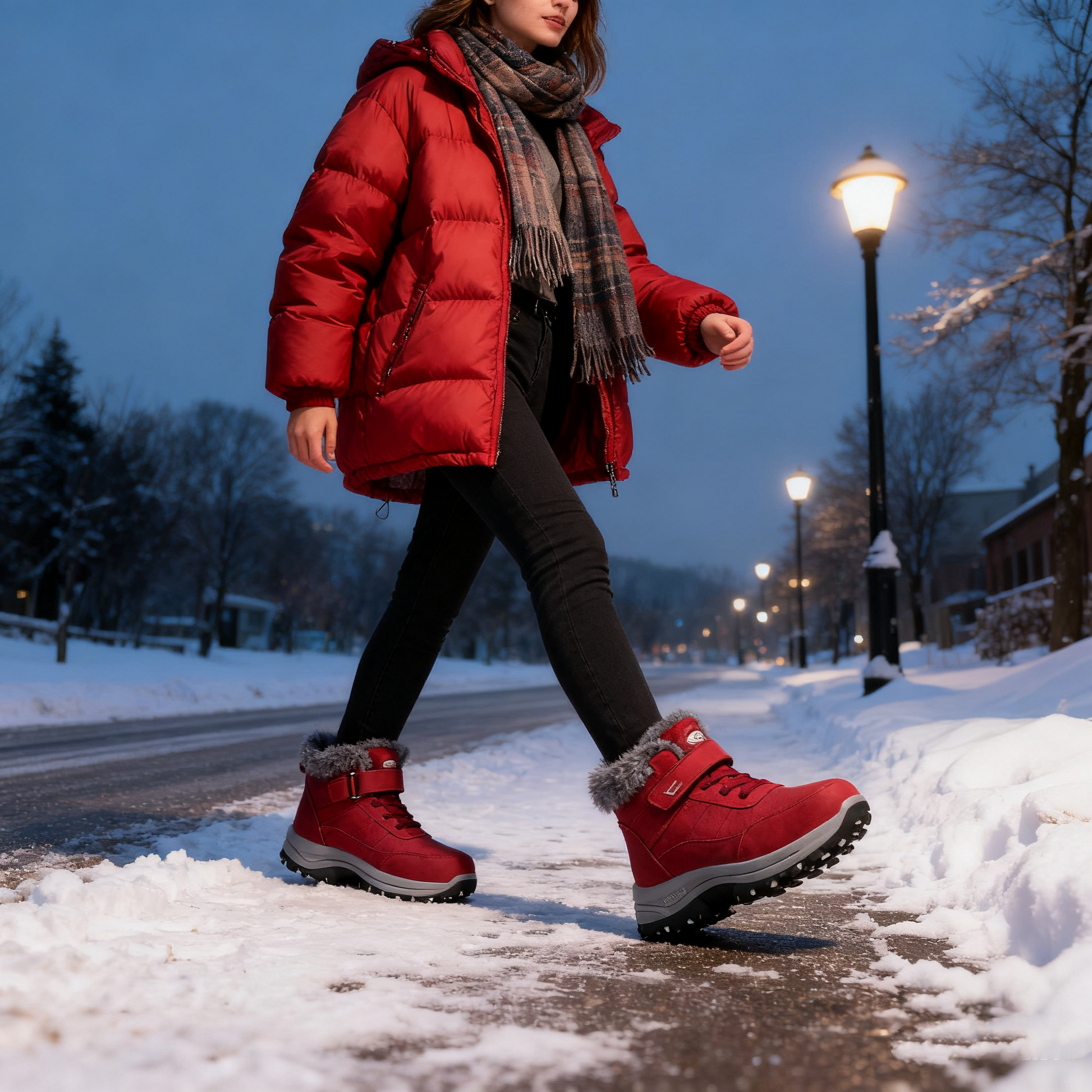 🔥50 % popust! Zimski ortopedski čevlji Vernoan® s podporo za stopalni lok in volneno podlogo. 🦶Poskrbite za udobje in toploto vaših stopal! (Unisex)