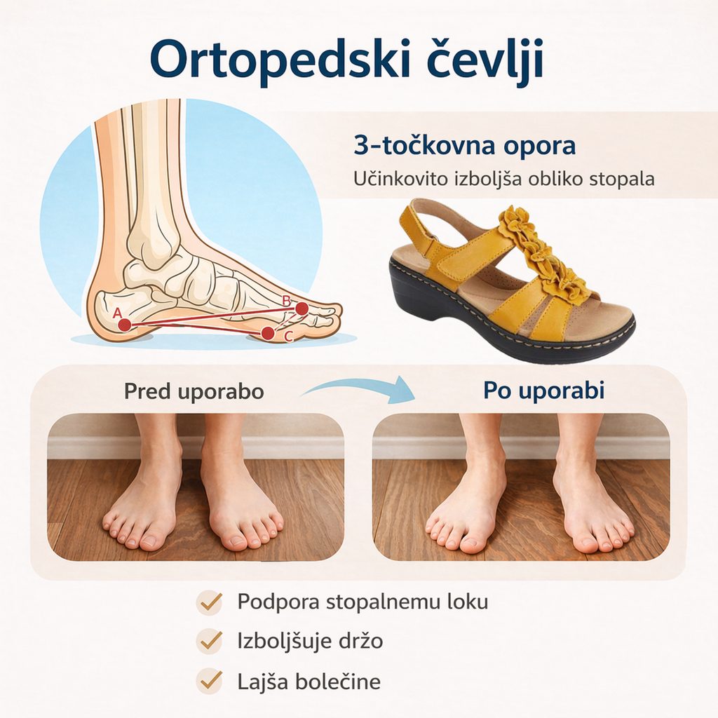 🔥Časno omejen 50 % popust! Poletni ortopedski sandali, ergonomsko oblikovani za udobje in lajšanje bolečin✅