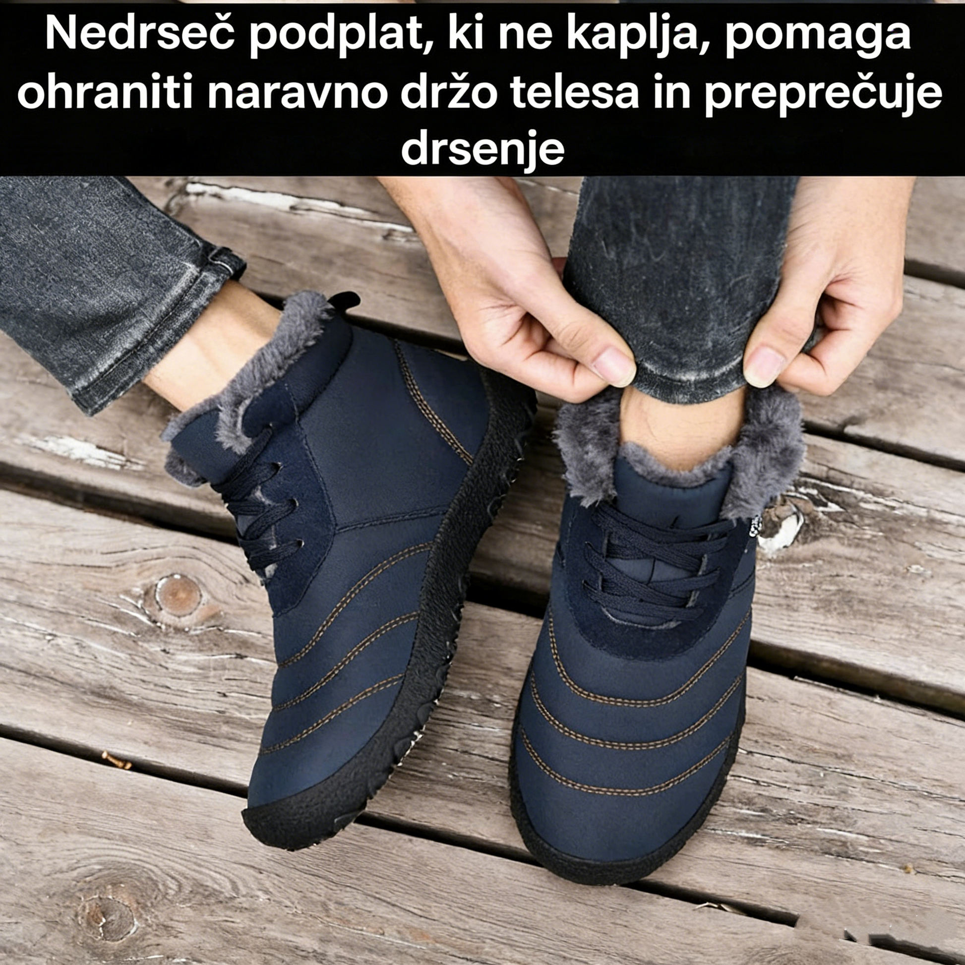 📣Časovno omejena ponudba danes - 70 % popust⏰: VERNOAN® , Ergonomsko oblikovani, varni in topli zimski ortopedski čevlji. 👍 Posebej zasnovani za moške, ki trpijo zaradi bolečin v stopalih, olajšajo hojo!