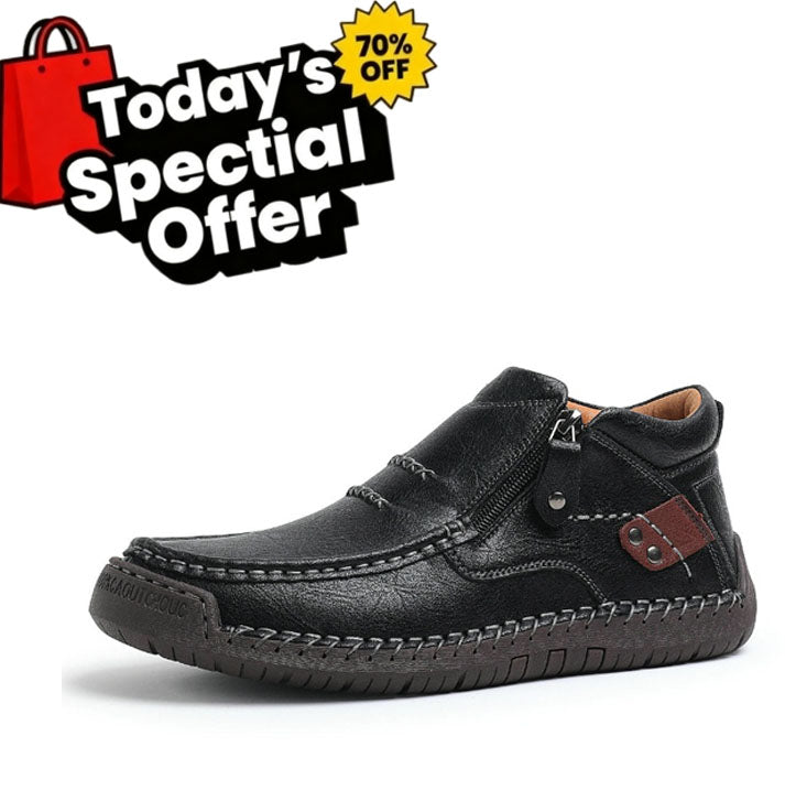 🔥Oferta por tempo limitado hoje: 70 % popust!  ⏰  - Calçado casual ZAPIEERS®, - Sapatos ortopédicos com design ergonómico - Couro premium + costura manual 👞