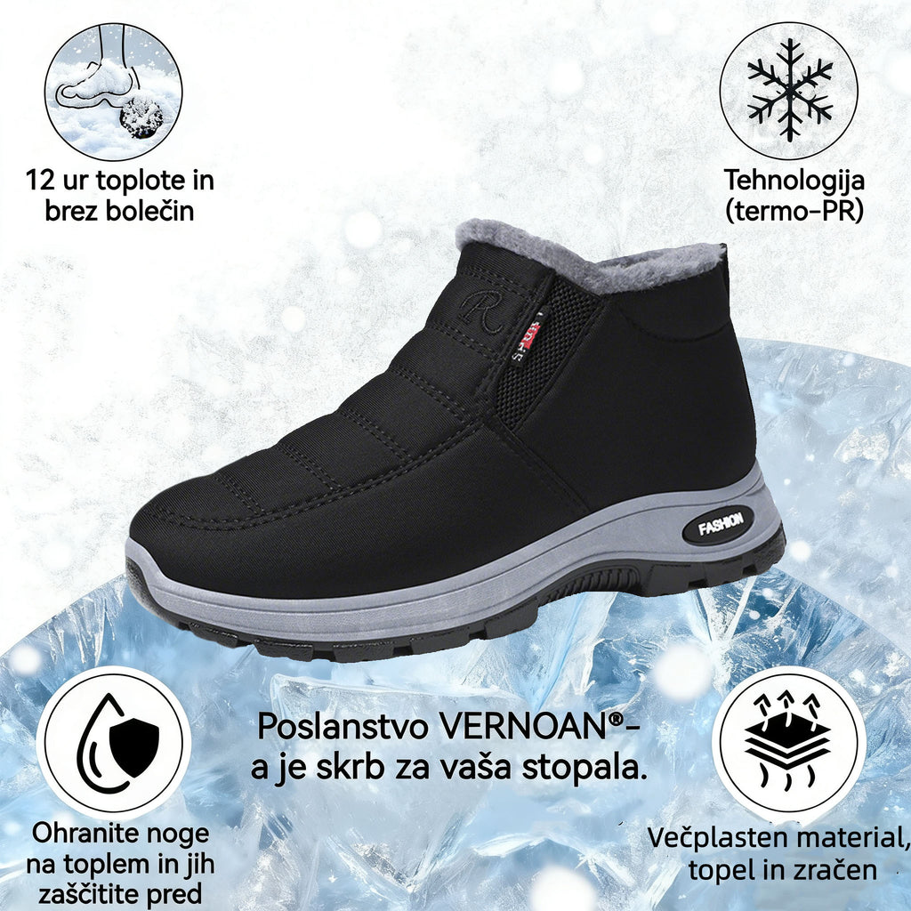 🔥Časovno omejena ponudba danes: 70 % popust! ⏰ - Zimski pohodniški čevlji VERNOAN®, znanstveno ortopedski čevlji. 👍Zasnovani posebej za paciente z bolečimi stopali. Na voljo v moških in ženskih velikostih.