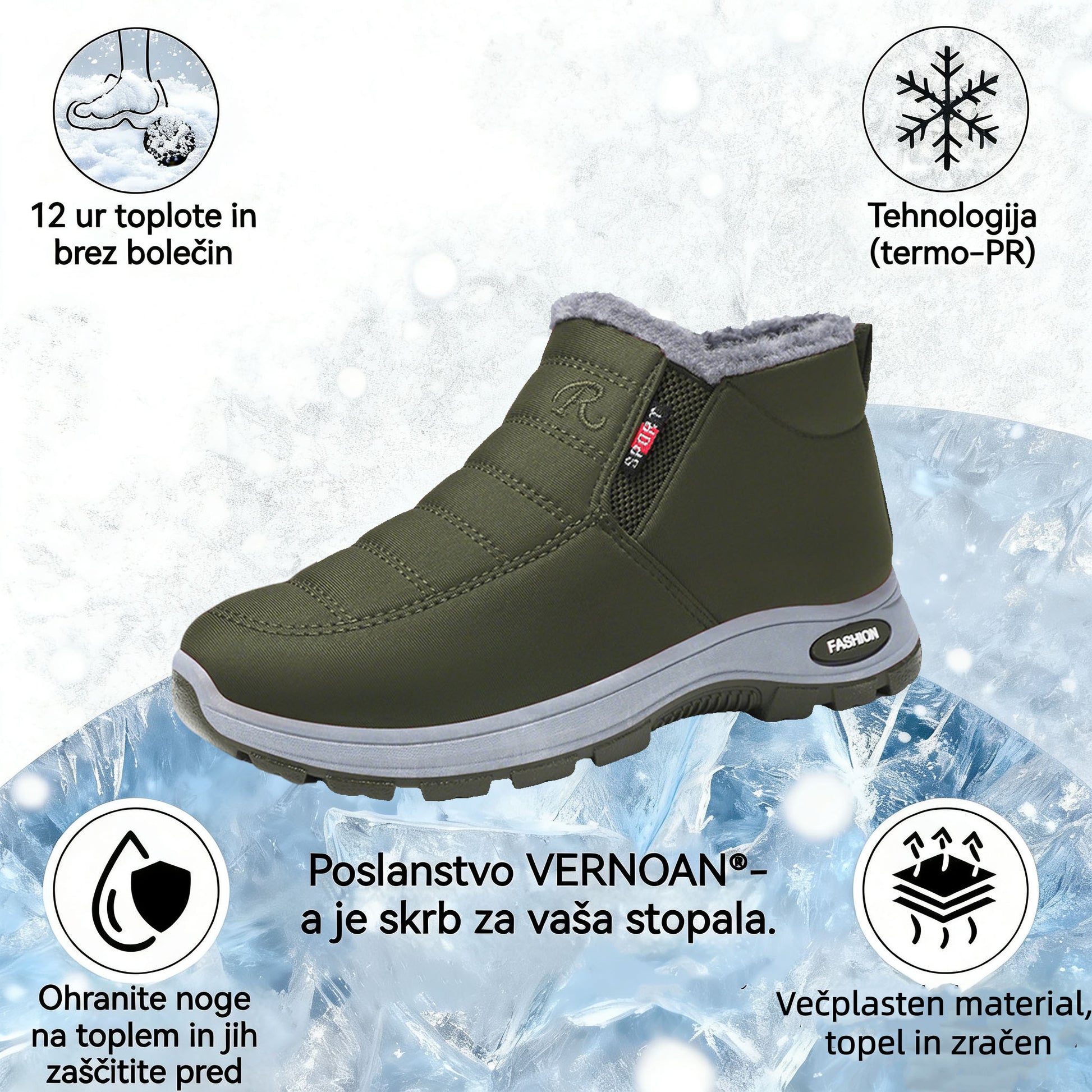 🔥Časovno omejena ponudba danes: 70 % popust! ⏰ - Zimski pohodniški čevlji VERNOAN®, znanstveno ortopedski čevlji. 👍Zasnovani posebej za paciente z bolečimi stopali. Na voljo v moških in ženskih velikostih.