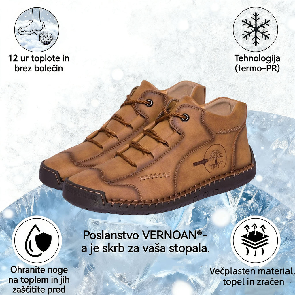 🔥Danes s 70 % popustom v omejenem času!⏰ - VERNOAN® nedrseči, topli pohodniški čevlji, znanstveno zasnovani ortopedski čevlji, ki učinkovito lajšajo bolečine v stopalih, hrbtu in kolenih!