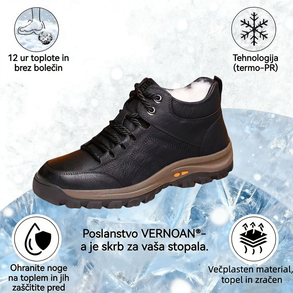 🔥70 % popusta danes za omejen čas - Udobna italijanska zimska obutev VERNOAN®. ✅ Nedrseča in topla. Ročno izdelana iz govejega usnja.