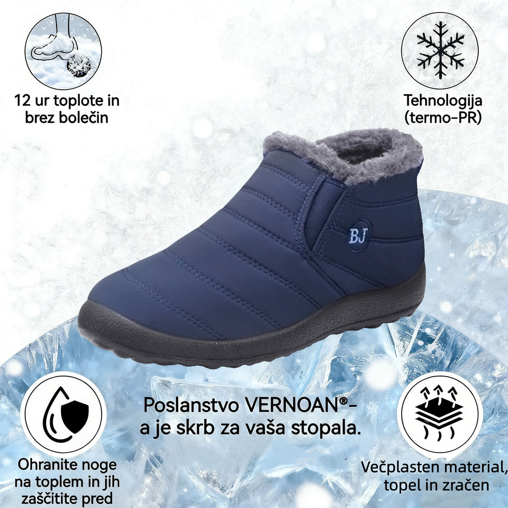 🔥Današnja posebna ponudba: 70 % popust!⏰ - Zimski škornji Vernoan®, luksuzni italijanski ortopedski čevlji iz semiša. 👍Opora za stopalski lok, poslovite se od bolečin v stopalih.