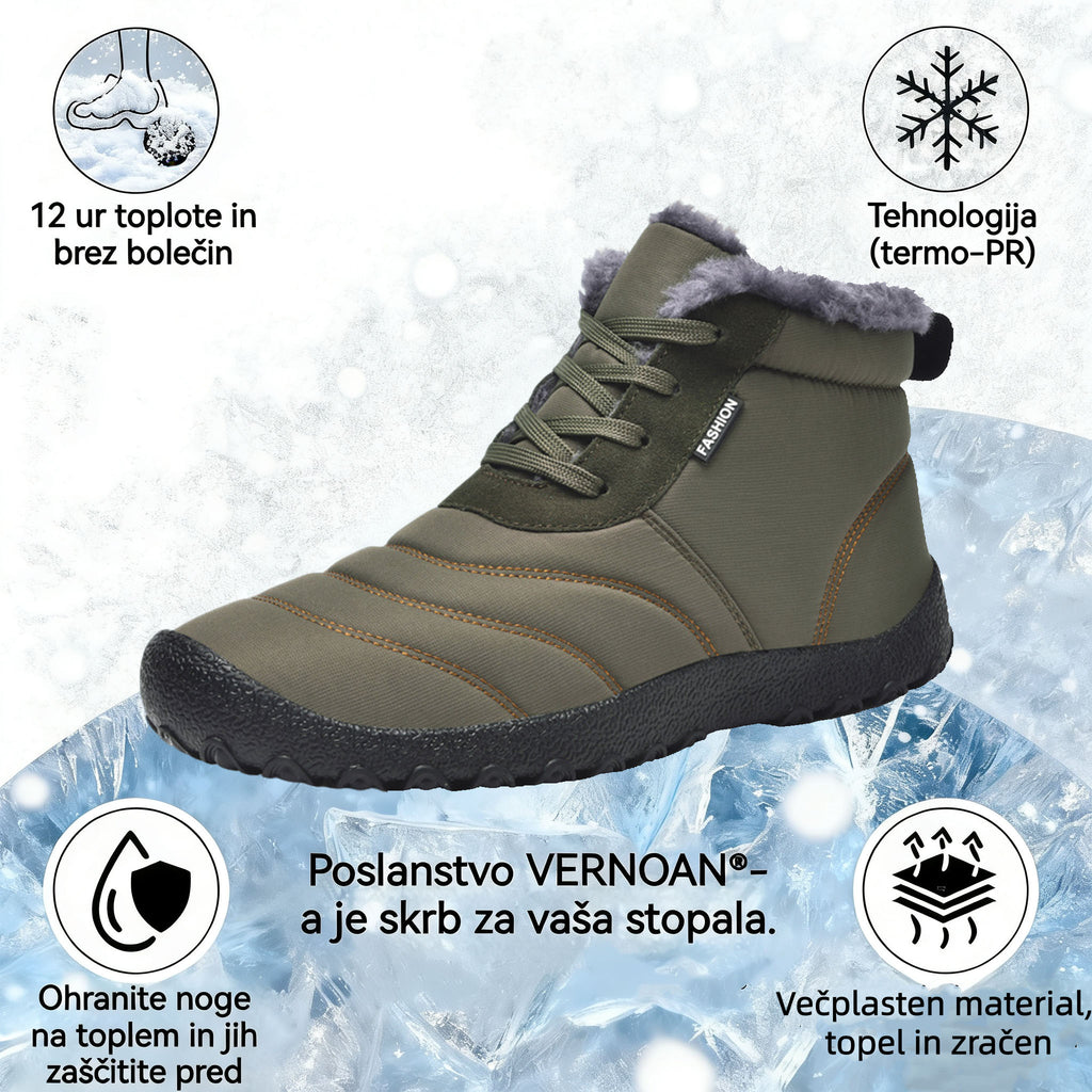 📣Časovno omejena ponudba danes - 70 % popust⏰: VERNOAN® , Ergonomsko oblikovani, varni in topli zimski ortopedski čevlji. 👍 Posebej zasnovani za moške, ki trpijo zaradi bolečin v stopalih, olajšajo hojo!