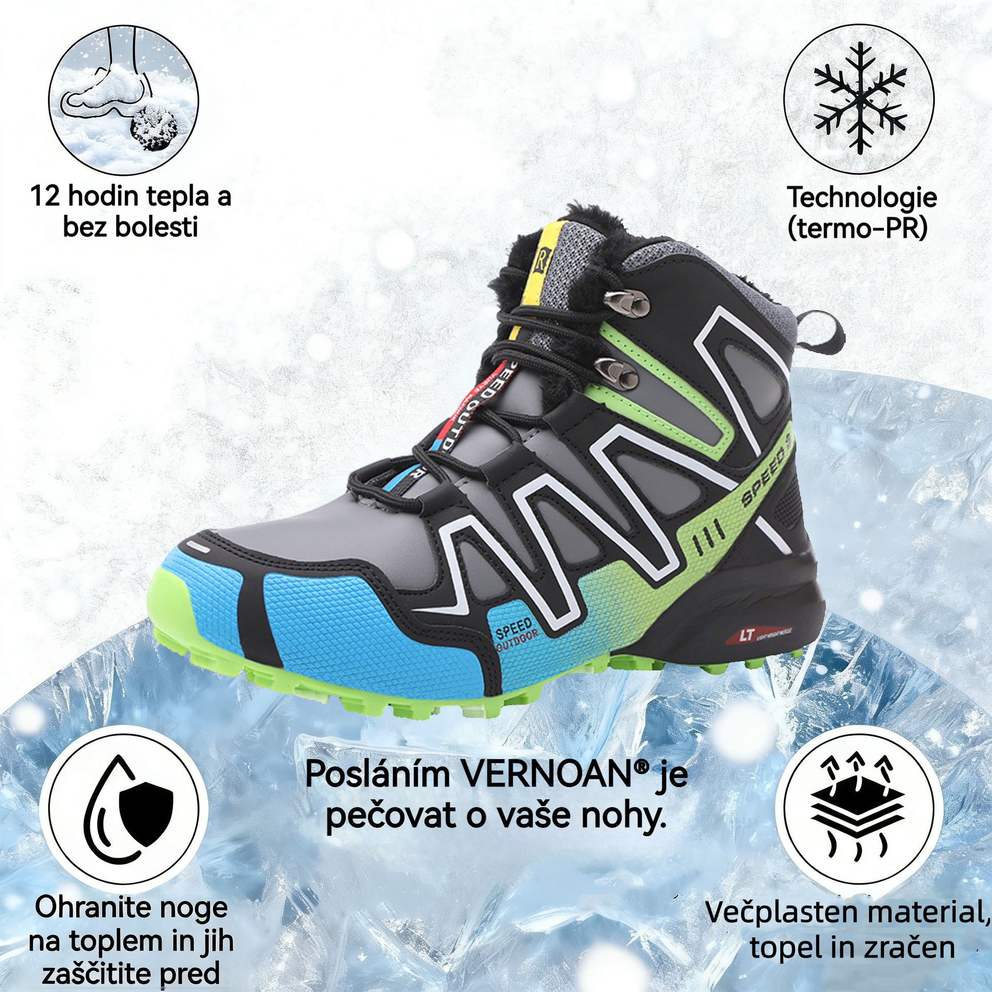 🔥Danes s 50 % popustom v omejenem času!⏰ - VERNOAN® nedrseči, topli pohodniški čevlji, znanstveno zasnovani ortopedski čevlji, ki učinkovito lajšajo bolečine v stopalih, hrbtu in kolenih!