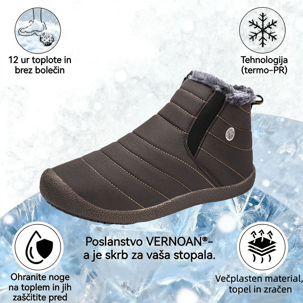 🔥Časovno omejena božična ponudba, danes 50 % popusta! ⏰ - VERNOAN® nedrseči, topli pohodniški čevlji, znanstveno zasnovani ortopedski čevlji, ki učinkovito lajšajo bolečine v stopalih, hrbtu in kolenih!
