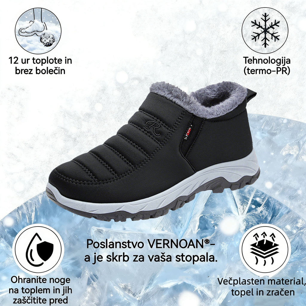 Vernoan® - Ergonomsko oblikovani zimski ortopedski čevlji za lajšanje bolečin v stopalih, kolenih in hrbtu - unisex