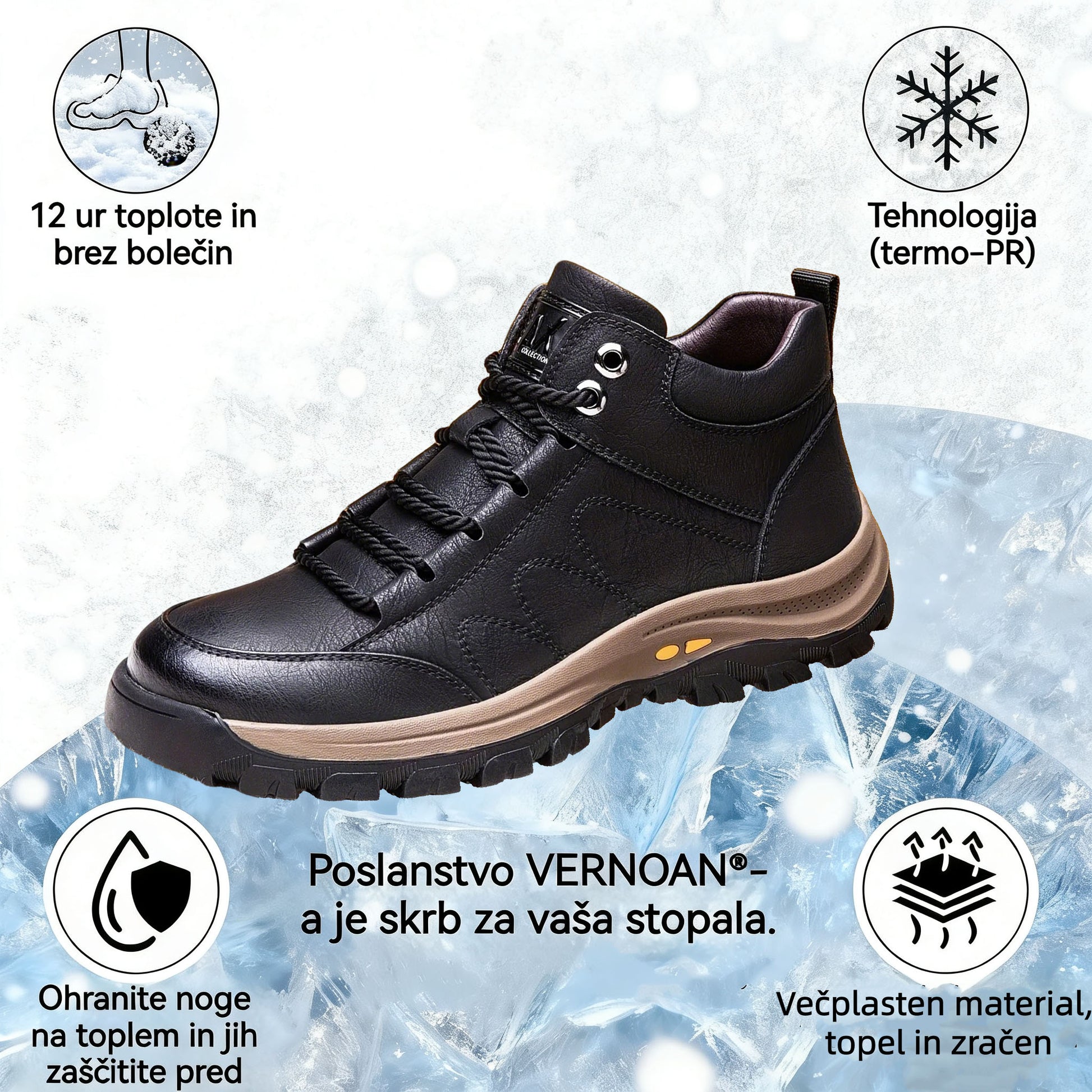 🔥70 % popusta danes za omejen čas - Udobna italijanska zimska obutev VERNOAN®. ✅ Nedrseča in topla. Ročno izdelana iz govejega usnja.