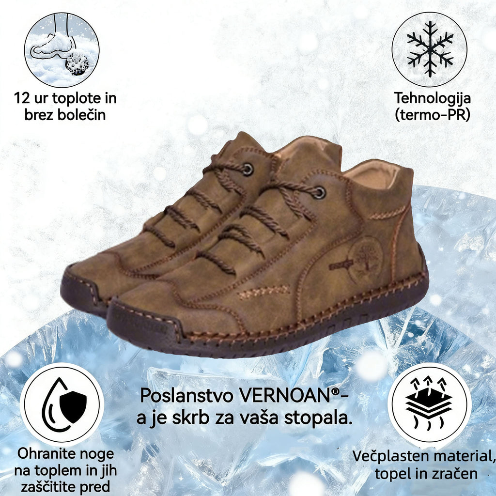 🔥Danes s 70 % popustom v omejenem času!⏰ - VERNOAN® nedrseči, topli pohodniški čevlji, znanstveno zasnovani ortopedski čevlji, ki učinkovito lajšajo bolečine v stopalih, hrbtu in kolenih!