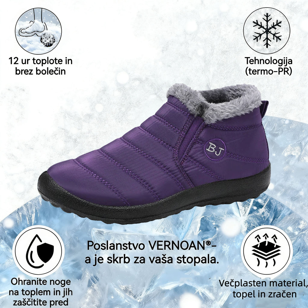 🔥Današnja posebna ponudba: 70 % popust!⏰ - Zimski škornji Vernoan®, luksuzni italijanski ortopedski čevlji iz semiša. 👍Opora za stopalski lok, poslovite se od bolečin v stopalih.