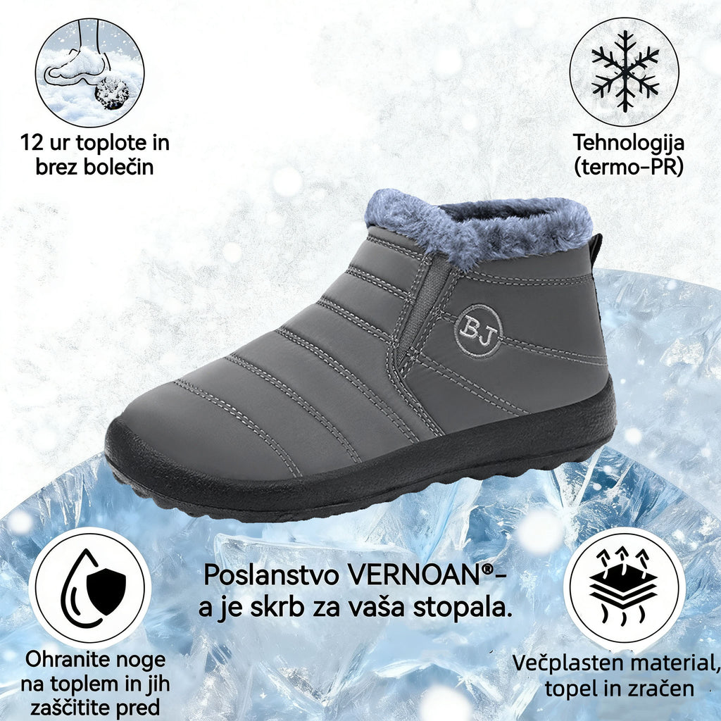 🔥Današnja posebna ponudba: 70 % popust!⏰ - Zimski škornji Vernoan®, luksuzni italijanski ortopedski čevlji iz semiša. 👍Opora za stopalski lok, poslovite se od bolečin v stopalih.