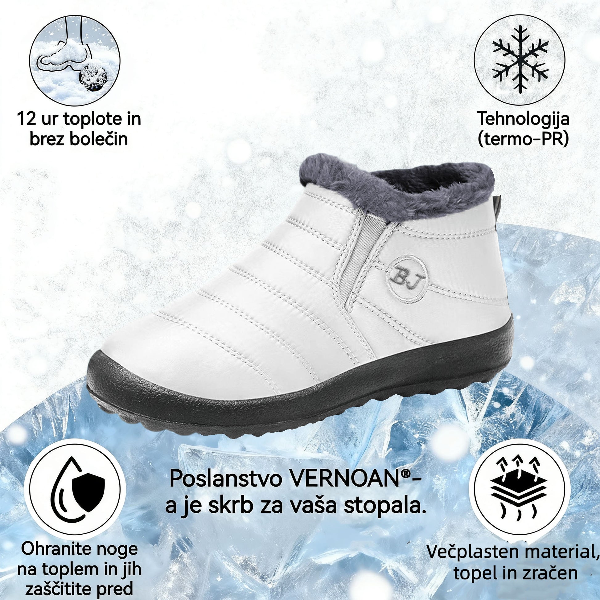 🔥Današnja posebna ponudba: 70 % popust!⏰ - Zimski škornji Vernoan®, luksuzni italijanski ortopedski čevlji iz semiša. 👍Opora za stopalski lok, poslovite se od bolečin v stopalih.