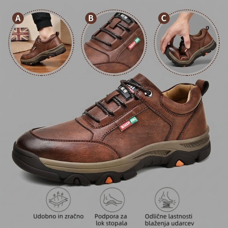 🔥 Danes za polovično ceno! Ne zamudite! ⏰ Ergonomsko oblikovani ortopedski čevlji - zagotavljajo naravno oporo stopalnega loka 👞 Z lahkoto lajšajo bolečine v stopalih