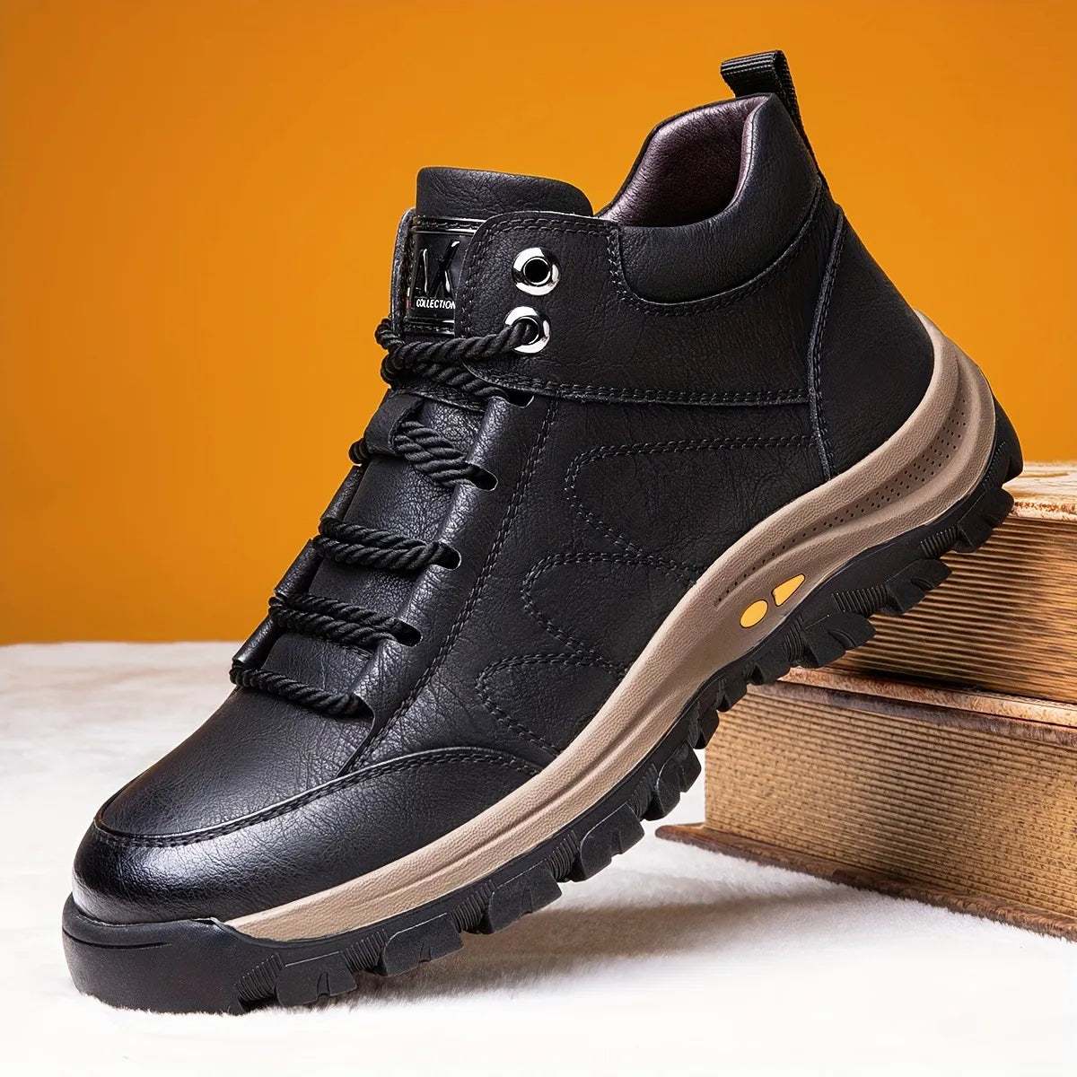 【⏰Danes 70 % popusta - Kmalu se konča🔥】VERNOAN® Nedrseči in topli pohodniški čevlji - Izdelani iz italijanskega kravjega usnja, z zasnovo za oporo stopalnega loka, udobni in trpežni, lajšajo nelagodje v stopalih!