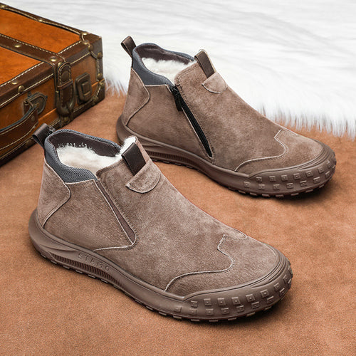 (🔥DNES SLEVA 50 % - NEPŘEHLÉDNĚTE) ⏰ - Měkké a pohodlné italské luxusní semišové ortopedické boty značky ( Zbavte se bolesti nohou)