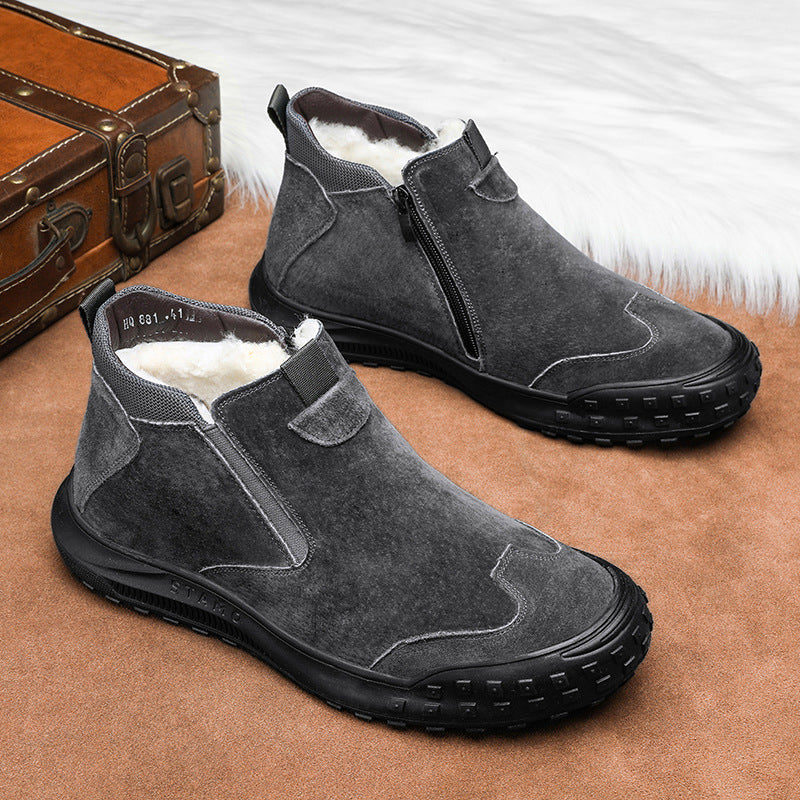 (🔥DNES SLEVA 50 % - NEPŘEHLÉDNĚTE) ⏰ - Měkké a pohodlné italské luxusní semišové ortopedické boty značky ( Zbavte se bolesti nohou)