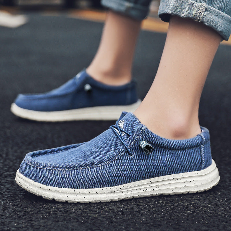 🎉 Omejena časovna ponudba! 👞 Moški poletni casual čevlji | Izjemno lahki in zračni ✅ Enostavno obuvanje ✅ Mehak nedrseč podplat 🚶 Podpora stopalnemu loku za udobno hojo ves dan