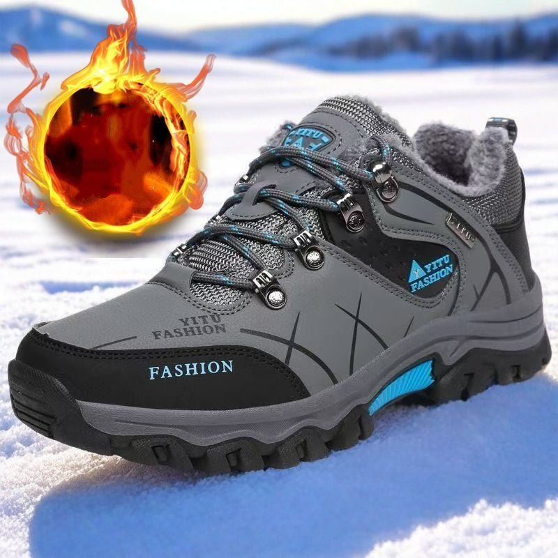 VERNOAN® Nedrseči topli čevlji za prosti čas - Ergonomsko oblikovani zimski ortopedski čevlji, ki lajšajo bolečine v stopalih, kolenih in hrbtu.