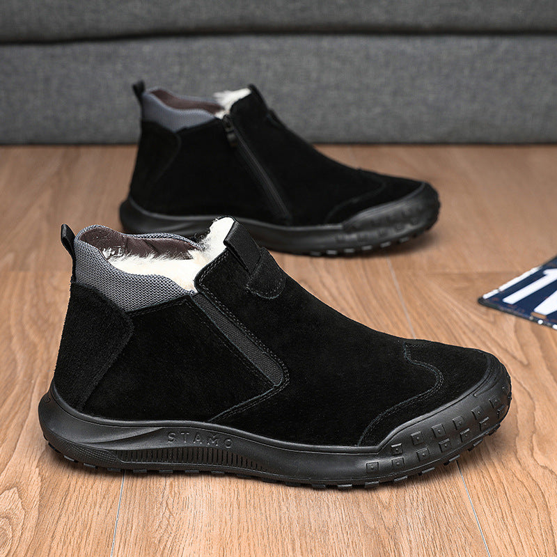 (🔥DNES SLEVA 50 % - NEPŘEHLÉDNĚTE) ⏰ - Měkké a pohodlné italské luxusní semišové ortopedické boty značky ( Zbavte se bolesti nohou)