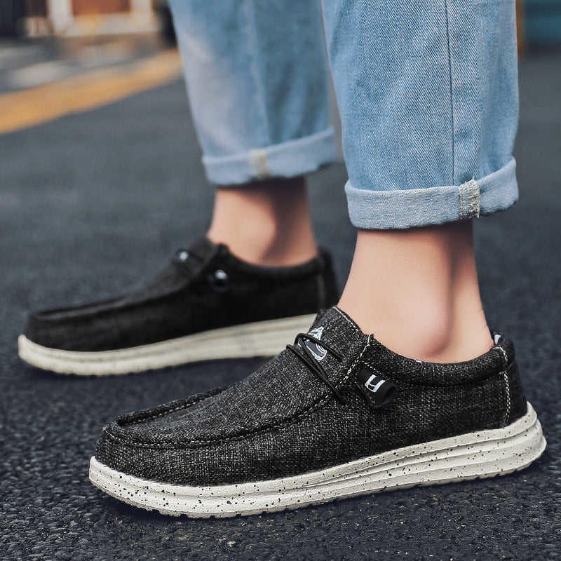 🎉 Omejena časovna ponudba! 👞 Moški poletni casual čevlji | Izjemno lahki in zračni ✅ Enostavno obuvanje ✅ Mehak nedrseč podplat 🚶 Podpora stopalnemu loku za udobno hojo ves dan