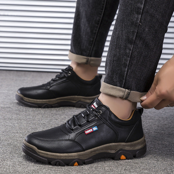 [🔥Sconto 50%] Scarpe Uomo da Passeggio in Pelle Morbida - Impermeabili, Antiscivolo e con Supporto Plantare Ergonomico