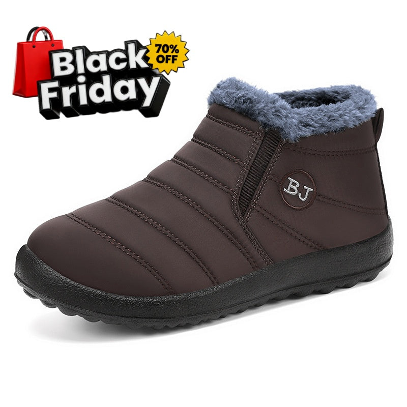 🔥Posebna ponudba za črni petek: 70 % popust! - Zimski škornji Vernoan®, luksuzni italijanski ortopedski čevlji iz semiša. 👍Opora za stopalski lok, poslovite se od bolečin v stopalih.