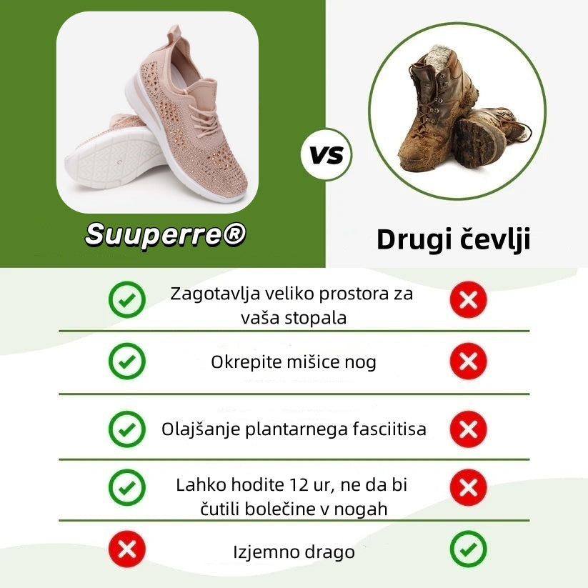 🔥 Danes za polovično ceno! Ne zamudite! ⏰ Ergonomsko oblikovani ortopedski čevlji - zagotavljajo naravno oporo stopalnega loka 👞 Z lahkoto lajšajo bolečine v stopalih