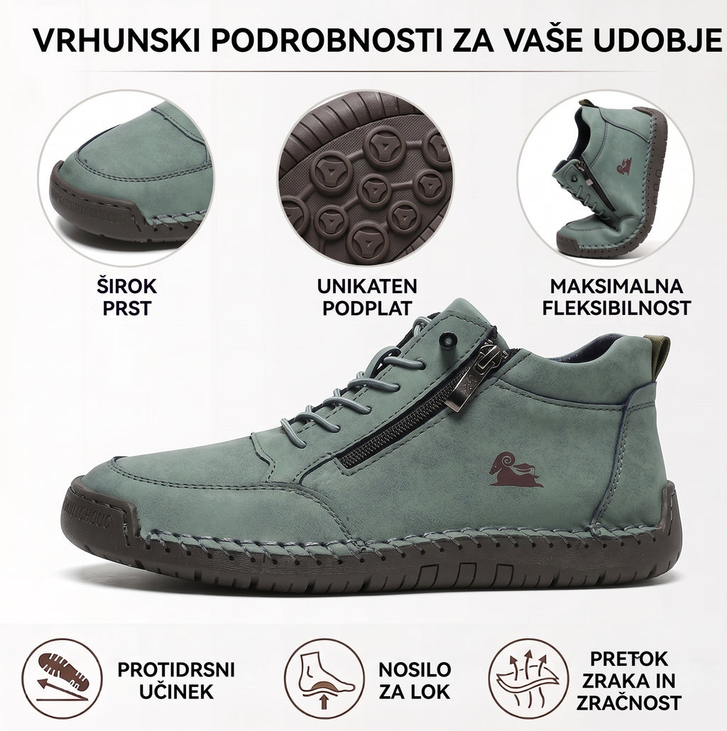 (🔥 50 % popusta – Ne zamudite!) Izbrana obutev iz telečje kože – ortopedski čevlji – 👞 – trpežni, nedrseči in vodoodporni (podpora stopalnega loka, lajšanje bolečin, unisex)