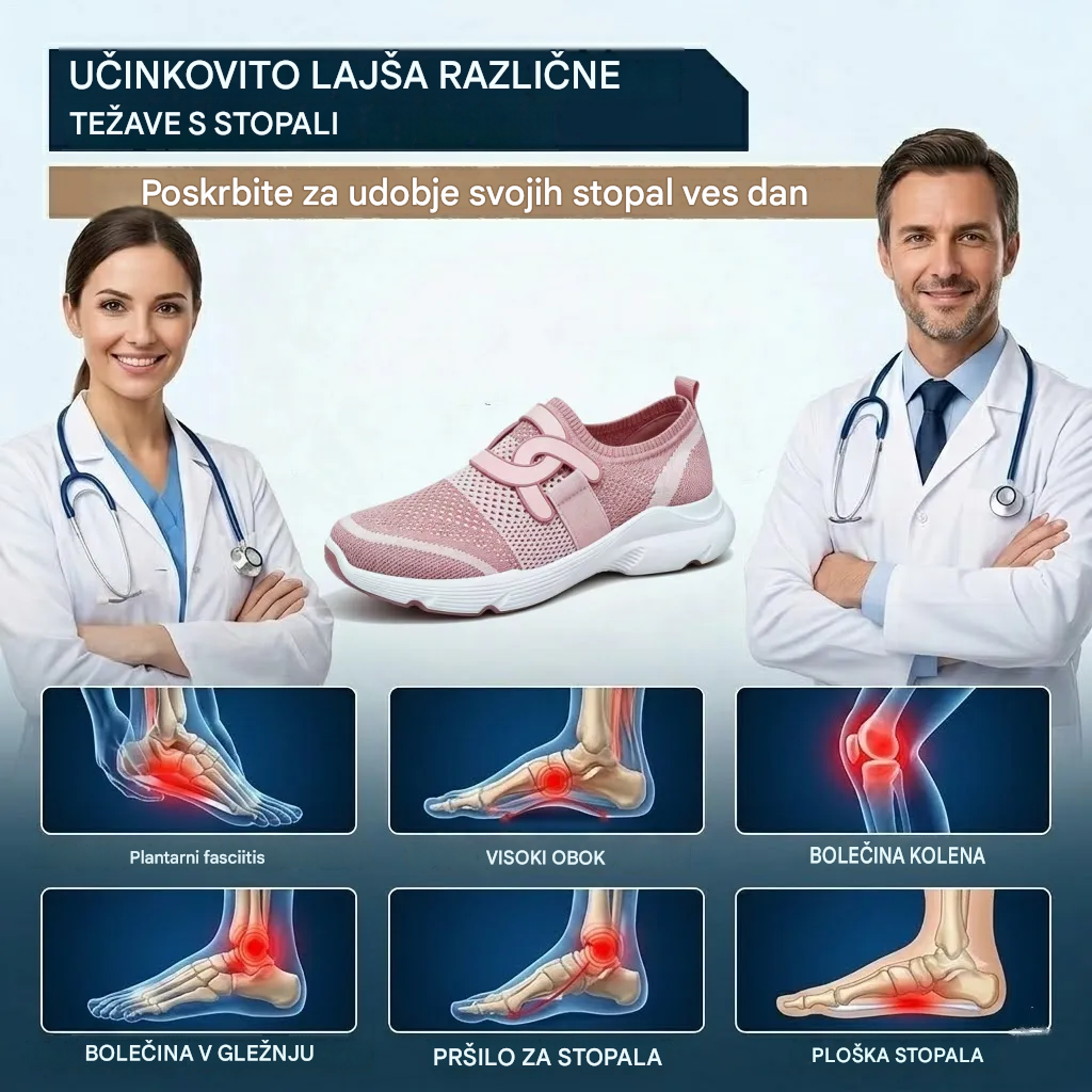 (🔥60 % popusta danes - ne zamudite!) LULUMALASS® - Ženski ortopedski čevlji z oblazinjenjem + zračno pletenino ✅ Poslovite se od bolečin v stopalih in uživajte v celodnevnem udobju!