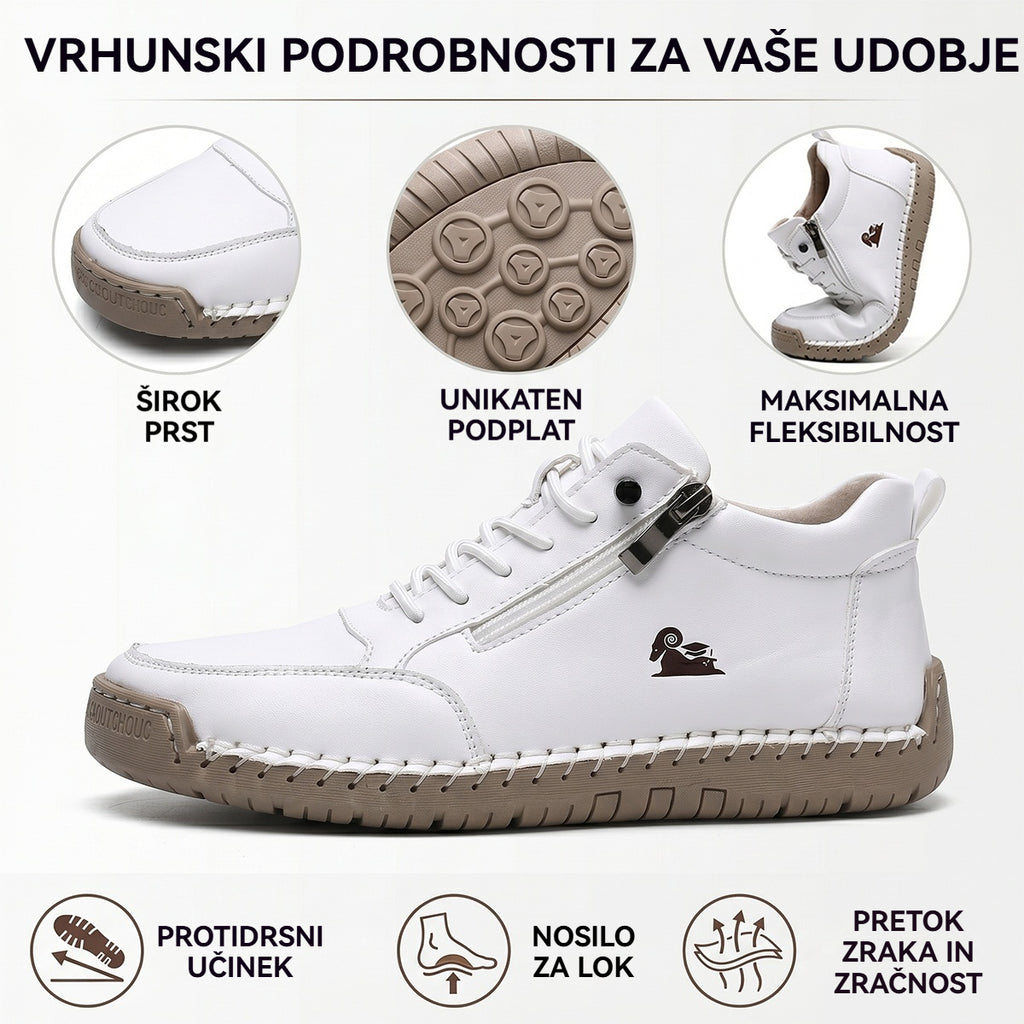 (🔥 50 % popusta – Ne zamudite!) Izbrana obutev iz telečje kože – ortopedski čevlji – 👞 – trpežni, nedrseči in vodoodporni (podpora stopalnega loka, lajšanje bolečin, unisex)