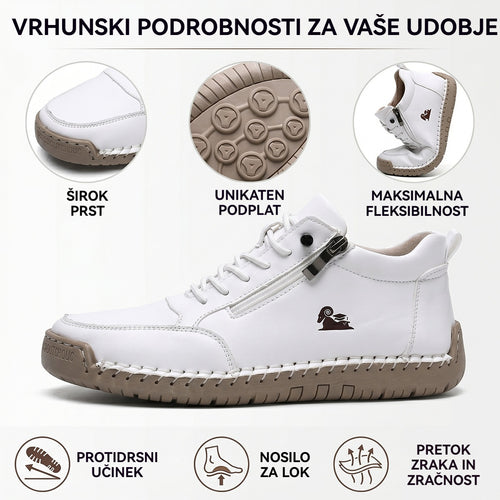 (🔥 50 % popusta – Ne zamudite!) Izbrana obutev iz telečje kože – ortopedski čevlji – 👞 – trpežni, nedrseči in vodoodporni (podpora stopalnega loka, lajšanje bolečin, unisex)