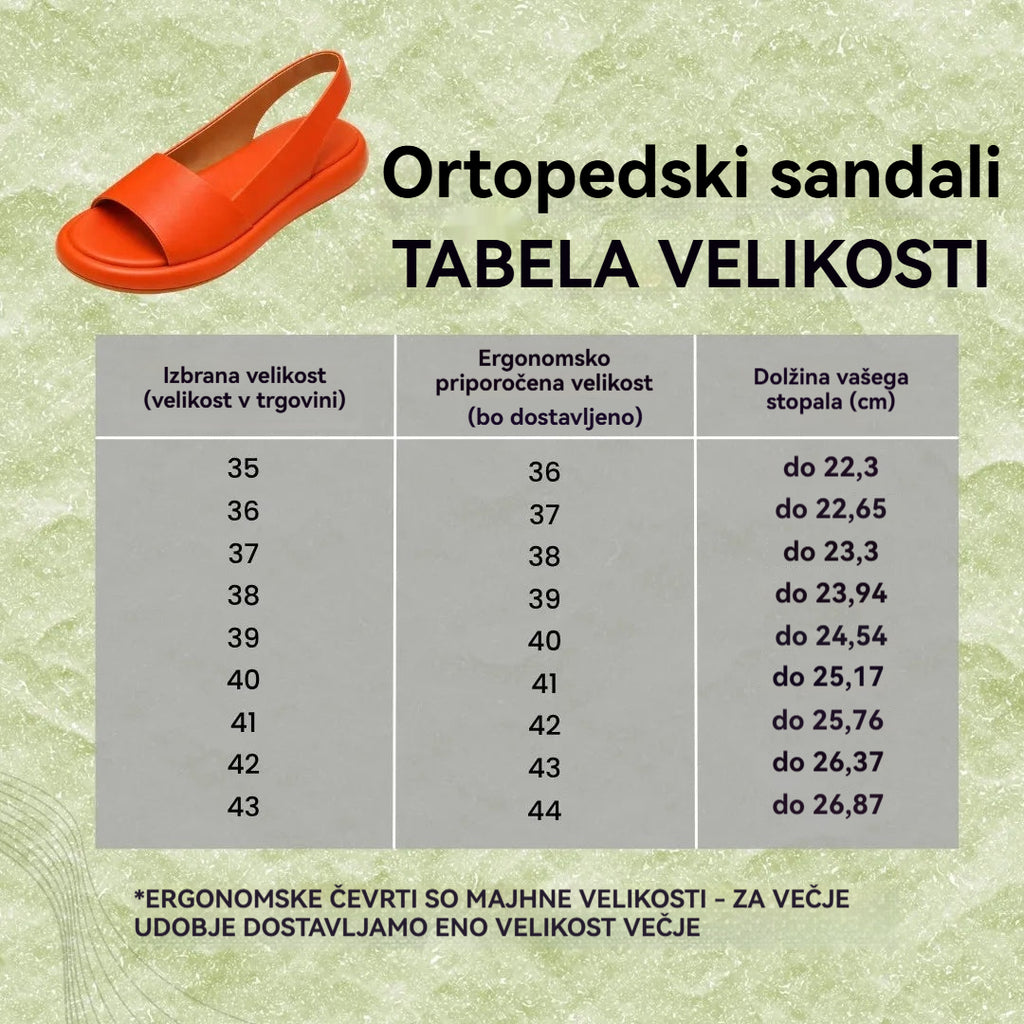 Ortopedski sandali – Udobni sandali za ženske | Ergonomska opora