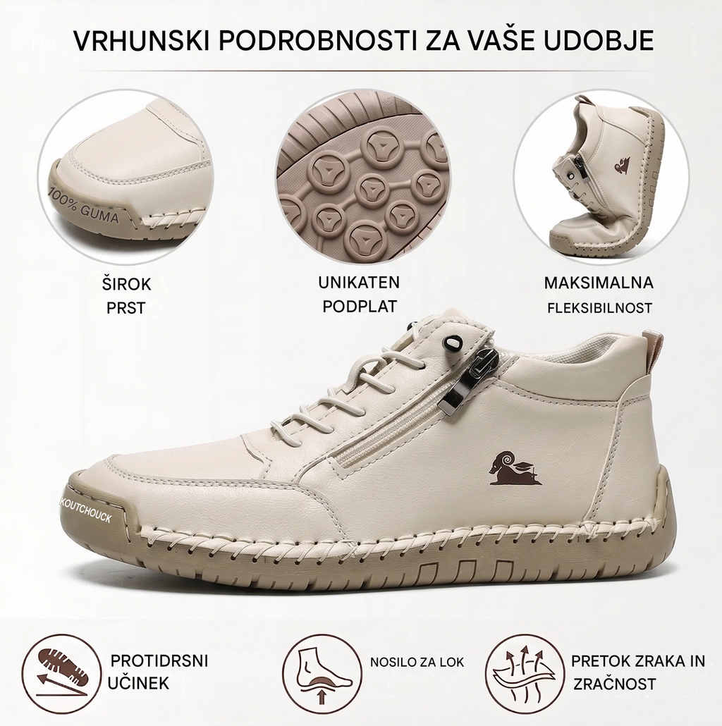 (🔥 50 % popusta – Ne zamudite!) Izbrana obutev iz telečje kože – ortopedski čevlji – 👞 – trpežni, nedrseči in vodoodporni (podpora stopalnega loka, lajšanje bolečin, unisex)