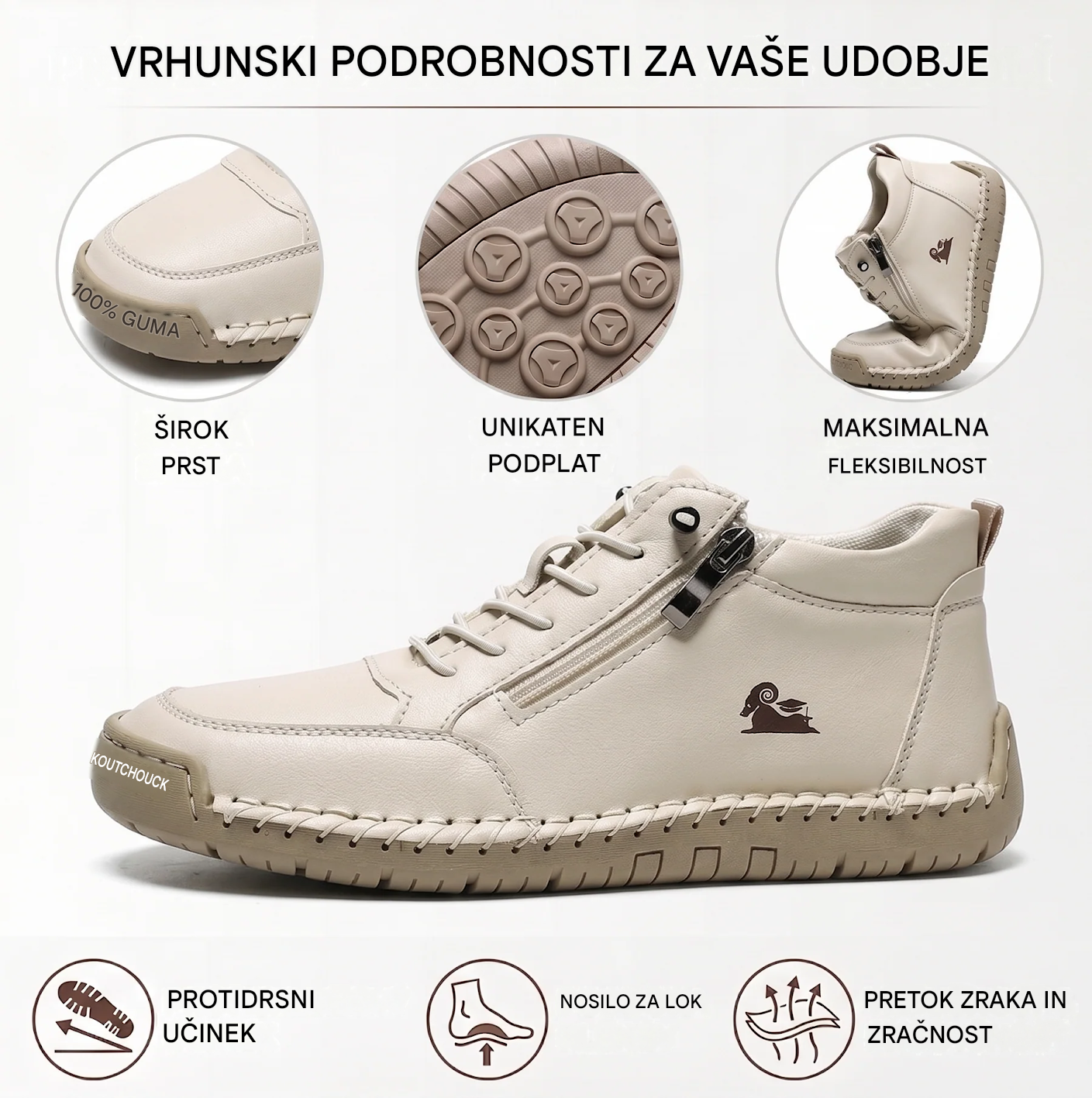 (🔥 50 % popusta – Ne zamudite!) Izbrana obutev iz telečje kože – ortopedski čevlji – 👞 – trpežni, nedrseči in vodoodporni (podpora stopalnega loka, lajšanje bolečin, unisex)