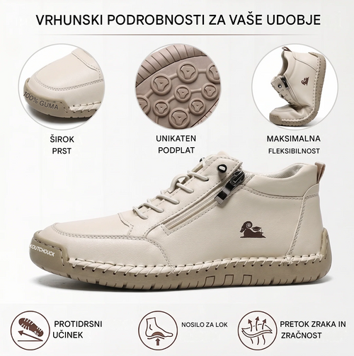 (🔥 50 % popusta – Ne zamudite!) Izbrana obutev iz telečje kože – ortopedski čevlji – 👞 – trpežni, nedrseči in vodoodporni (podpora stopalnega loka, lajšanje bolečin, unisex)