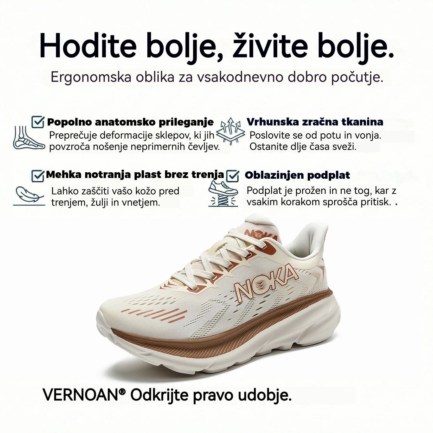 (🔥Zadnji dan! 50 % popust! Ne zamudite!)⏰Ergonomski čevlji s podporo za stopalni lok: Takojšnja olajšava za utrujene noge in bolečine v hrbtu
