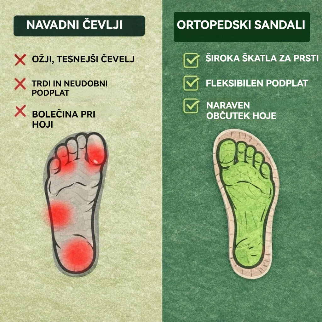 OrthoStella – ergonomski sandali za lajšanje bolečin za ženske