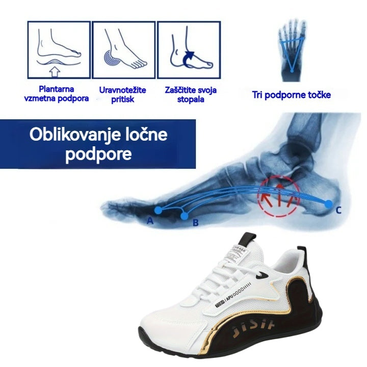 🎁Zadnji dan za izkoriščanje 55 % popusta! Ne zamudite priložnosti! ⏰Lajšajte bolečine v stopalih in fasciitis - Vodoodporni in nedrseči ortopedski čevlji🔴