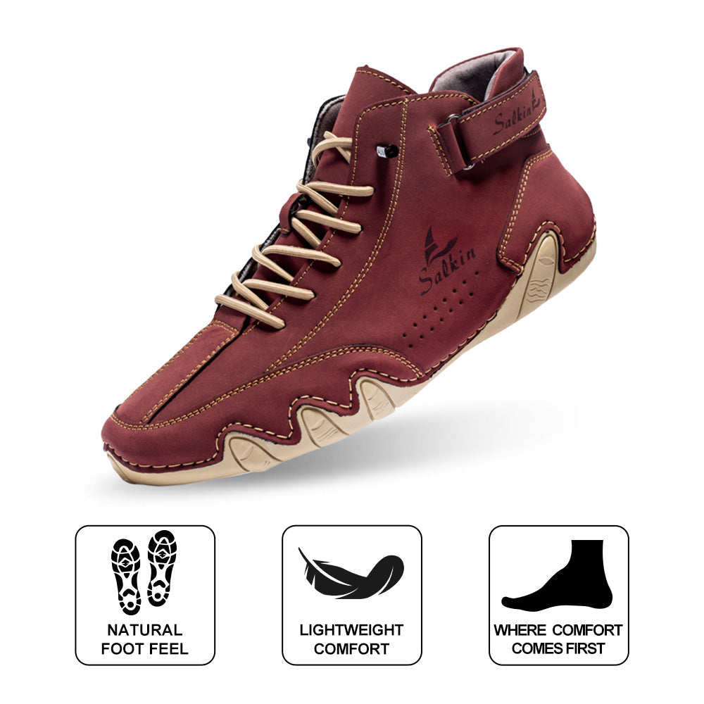 OrthoFit – Ergonomic Waterproof & Non-Slip Leather Barefoot Shoes