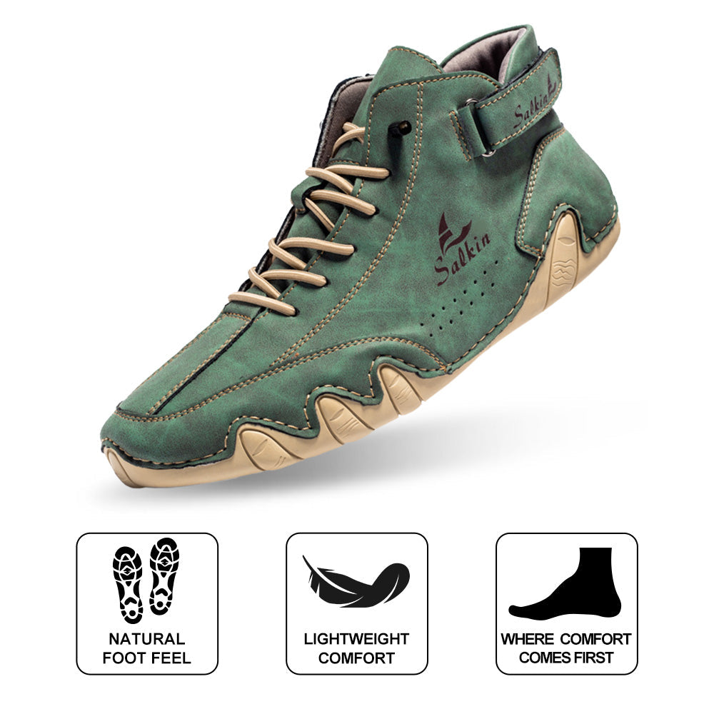 OrthoFit – Ergonomic Waterproof & Non-Slip Leather Barefoot Shoes