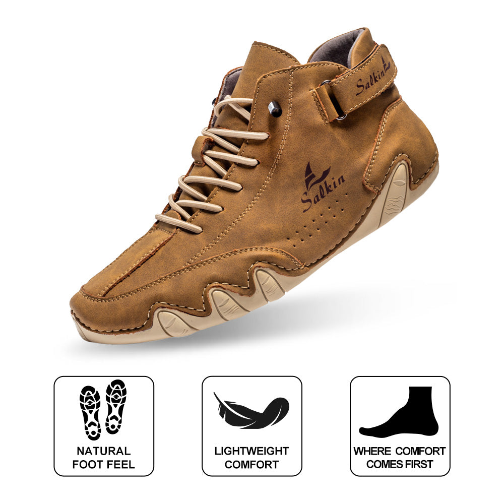 OrthoFit – Ergonomic Waterproof & Non-Slip Leather Barefoot Shoes