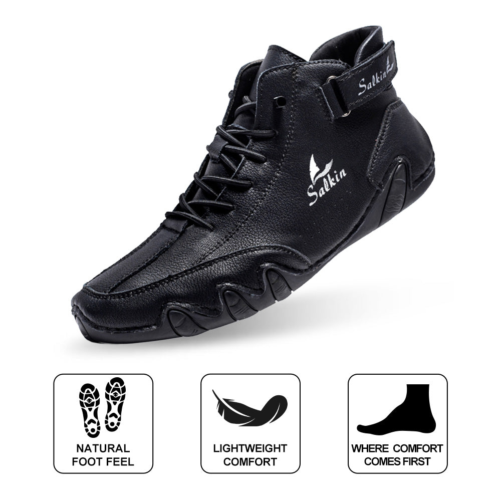 OrthoFit – Ergonomic Waterproof & Non-Slip Leather Barefoot Shoes