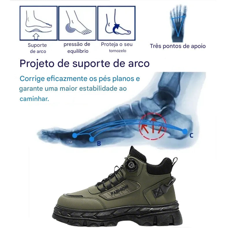 🔥Oferta por tempo limitado hoje: 70% de desconto! ⏰ - Calçados casuais ZAPIEERS® - Calçados ortopédicos com design ergonômico - Antiderrapantes e impermeáveis + estilosos e sofisticados 👞
