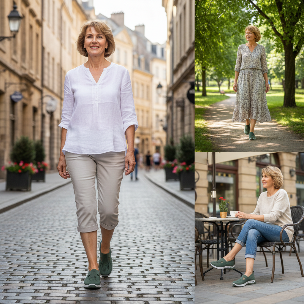 🔥 Zapatos ortopédicos de verano para mujer | Diseño ergonómico, soporte para el arco del pie, comodidad durante todo el día | Antideslizantes y transpirables ✅