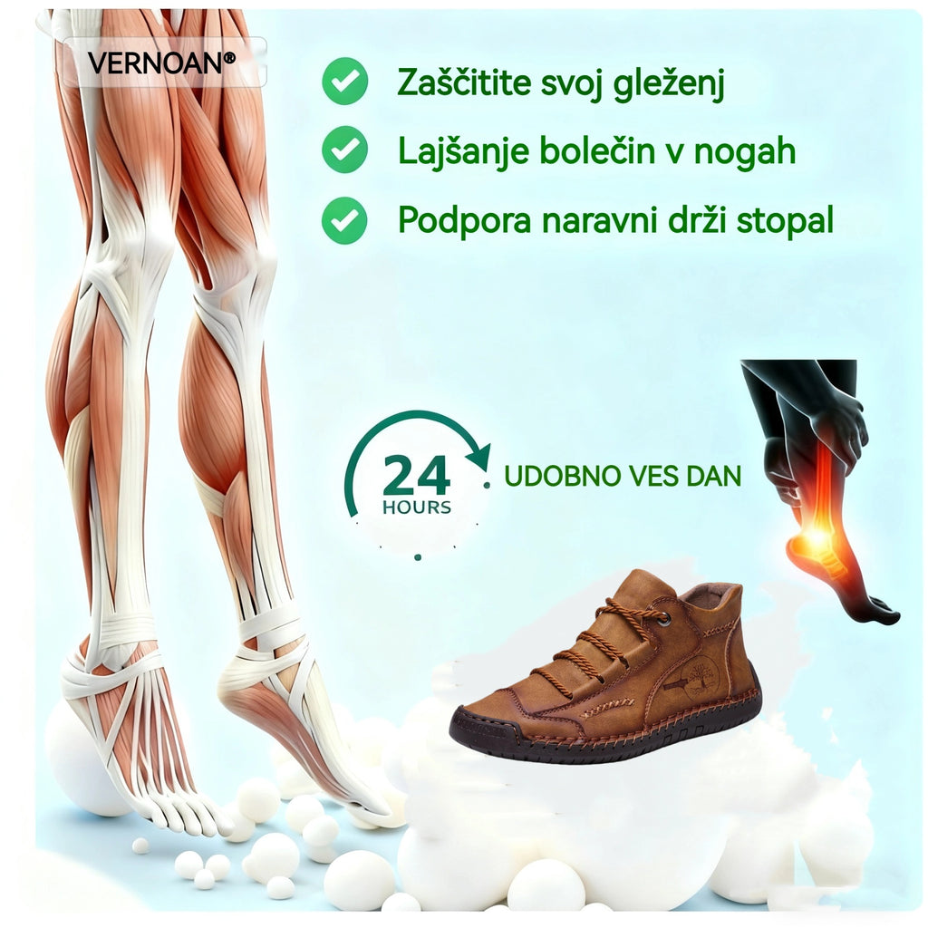 🔥Danes s 70 % popustom v omejenem času!⏰ - VERNOAN® nedrseči, topli pohodniški čevlji, znanstveno zasnovani ortopedski čevlji, ki učinkovito lajšajo bolečine v stopalih, hrbtu in kolenih!