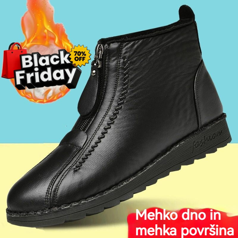 🔥Današnja časovno omejena ponudba: 70 % popust⏰ - VERNOAN® topli škornji iz ovčje kože, ortopedska obutev, zasnovana posebej za ženske. 👍Zaščitite svoja stopala in si olajšajte hojo.